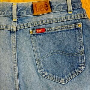 Vintage Lee High Rise Mom jeans with pleats